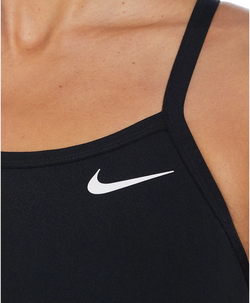 Nike Women's HydraStrong Multi Print Racerback Splice One Piece Swimsuit