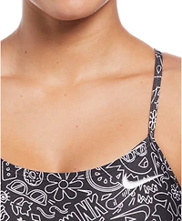 Nike Women's Cutout One Piece Swimsuit