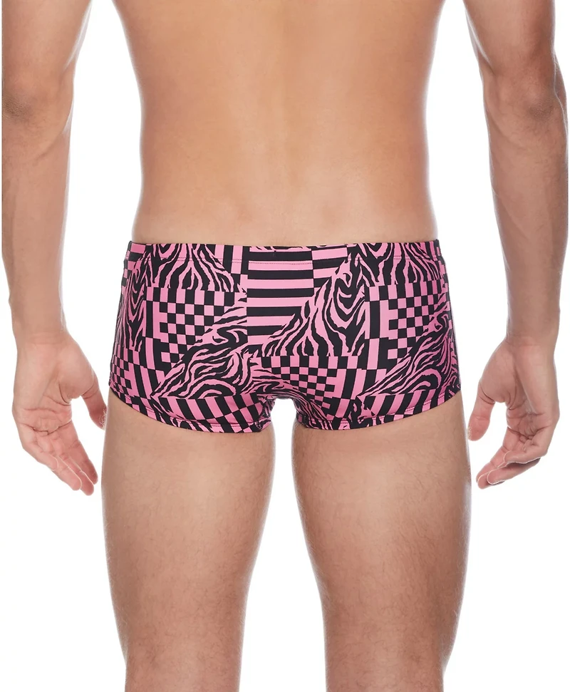 Nike Men's HydraStrong Multi Print Square Leg Swim Brief