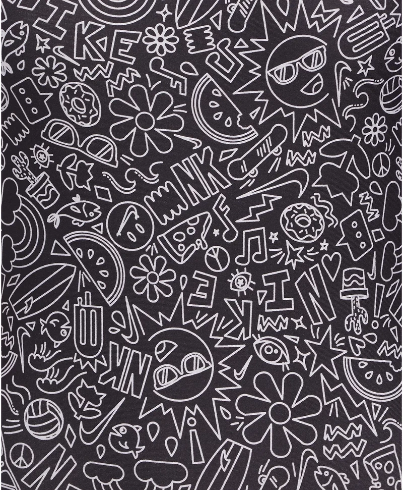 Nike Women's HydraStrong Multi-Print Lace Up Tie Back One Piece Swimsuit