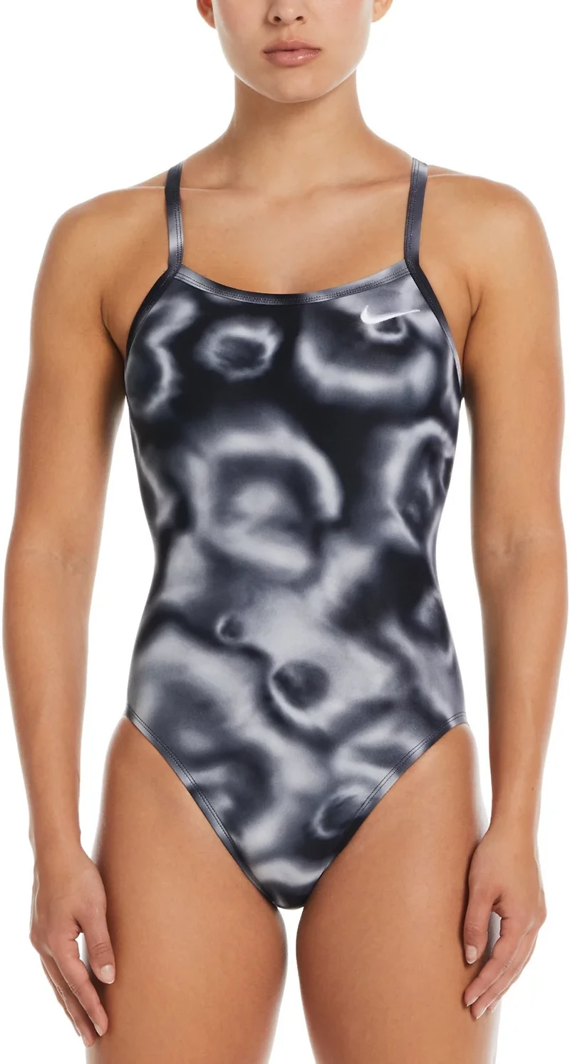 Nike Women's HydraStrong Digi Haze Racerback One Piece Swimsuit