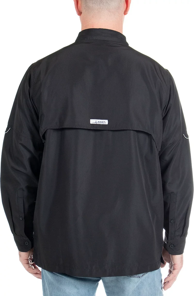 Habit Men's Fourche Mountain River Guide Long Sleeve Fishing Shirt