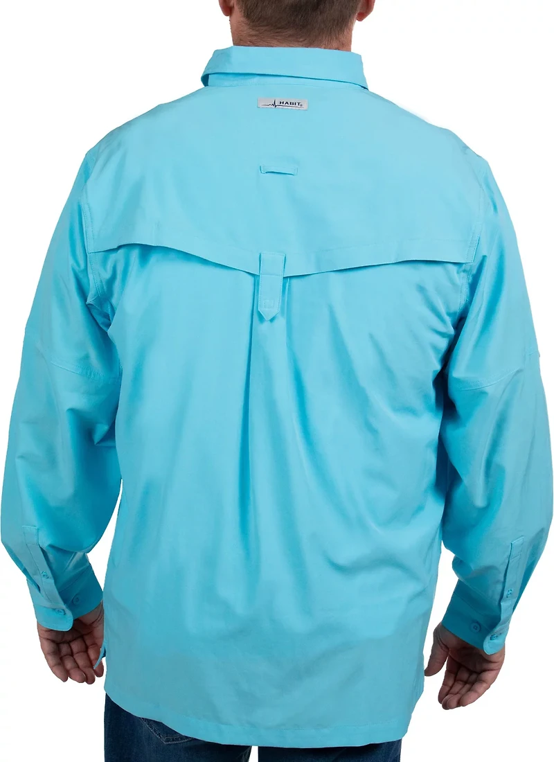 Habit Men's Forage River Long Sleeve Guide Fishing Shirt