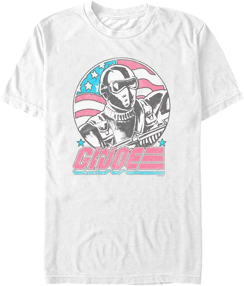 Mad Engine GI Joe Men's Snake Eyes America Short Sleeve T-shirt