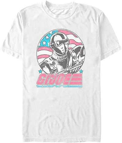 Mad Engine GI Joe Men's Snake Eyes America Short Sleeve T-shirt