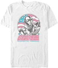 Mad Engine GI Joe Men's Snake Eyes America Short Sleeve T-shirt