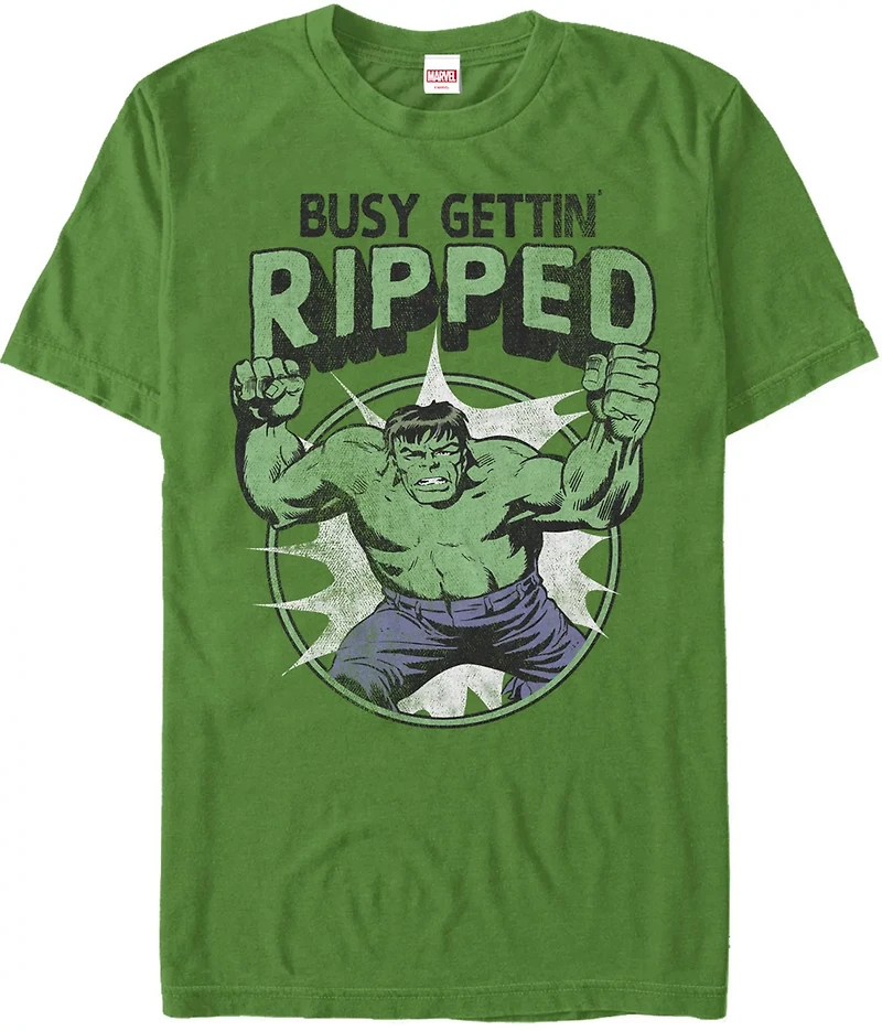 Mad Engine Marvel Men's Hulk Ripped Short Sleeve T-shirt