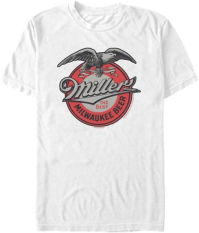 Mad Engine Miller Coors Brewing Company Men's Retro Label Short Sleeve T-shirt