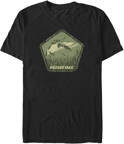 Mad Engine Mossy Oak Men's Duck Hunting Badge Short Sleeve T-shirt