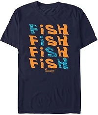 Mad Engine Mossy Oak Men's Here Fishy Short Sleeve T-shirt