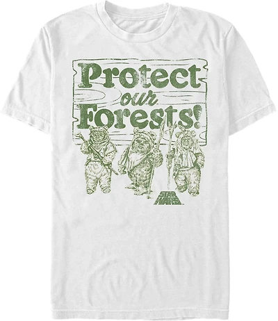 Mad Engine Star Wars Men's Protect Our Forest Short Sleeve T-shirt