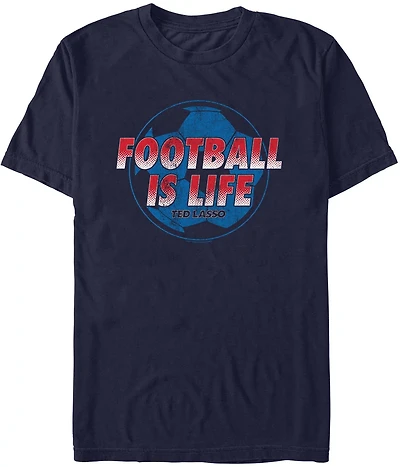 Mad Engine Ted Lasso Men's Football Is Life Short Sleeve T-shirt