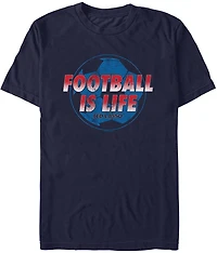Mad Engine Ted Lasso Men's Football Is Life Short Sleeve T-shirt