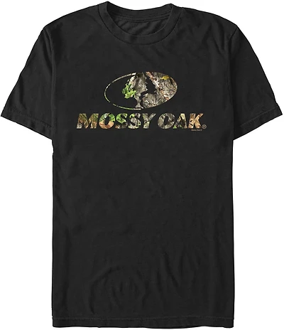 Mad Engine Mossy Oak Men's Obsession Pattern Short Sleeve T-shirt