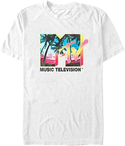 Mad Engine MTV Men's Tropical Glow Short Sleeve T-shirt