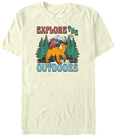 Mad Engine Brother Bear Men's Nature Bros Short Sleeve T-shirt