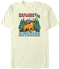 Mad Engine Brother Bear Men's Nature Bros Short Sleeve T-shirt