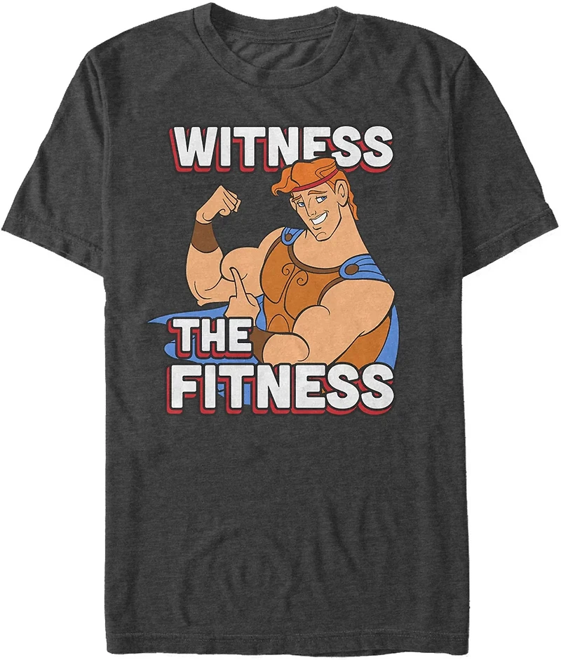 Mad Engine Disney Men's Hercules Witness the Fitness Short Sleeve T-shirt