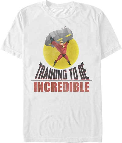 Mad Engine Disney Men's Training to be Incredible Short Sleeve T-shirt