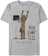 Mad Engine Star Wars Men's Chewie Basketball Short Sleeve T-shirt