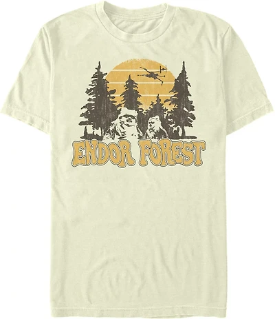 Mad Engine Star Wars Men's Endor Forest Short Sleeve T-shirt