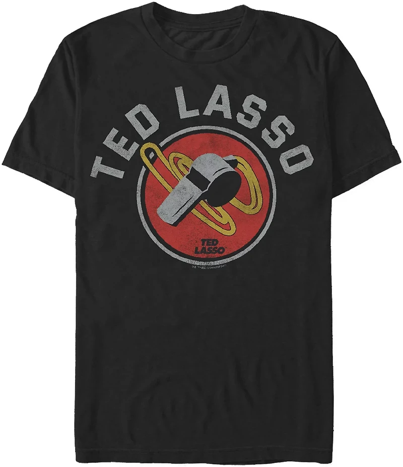 Mad Engine Ted Lasso Men's Coach Whistle Short Sleeve T-shirt