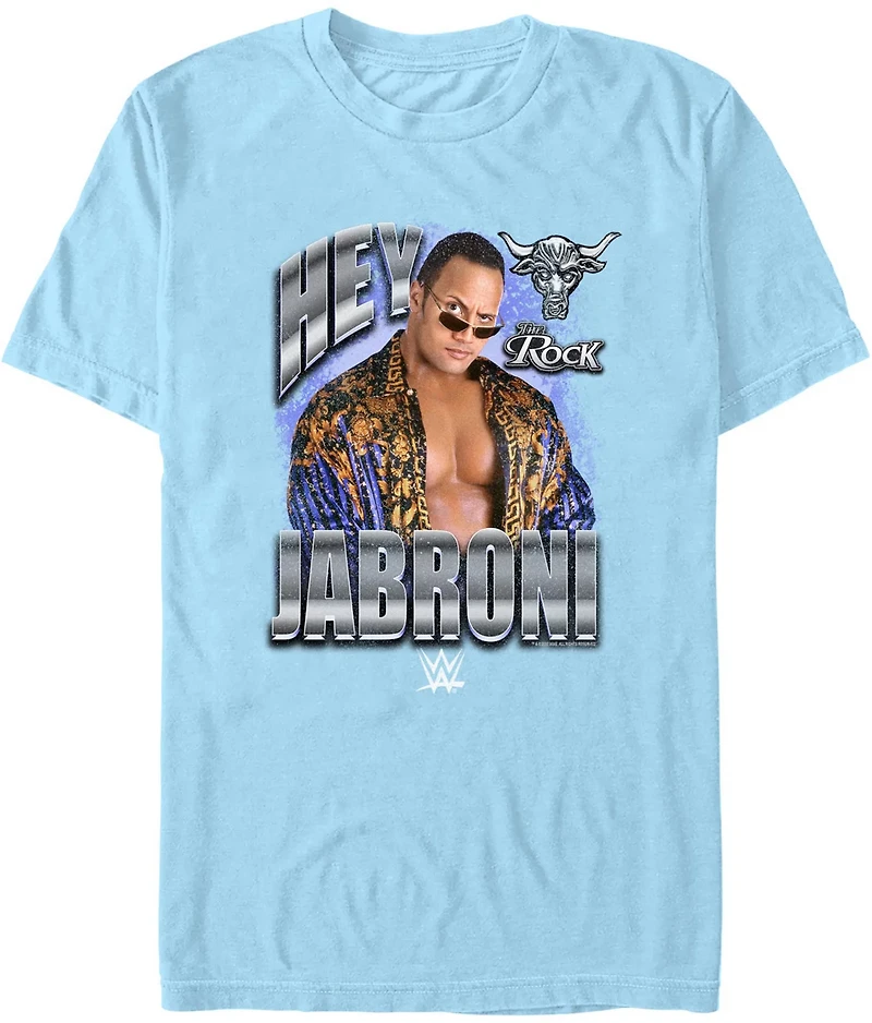 Mad Engine WWE Men's Rock Jabroni Short Sleeve T-shirt