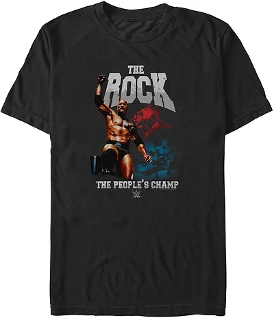 Mad Engine WWE Men's The Peoples Champ Short Sleeve T-shirt