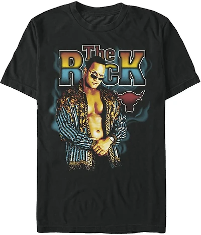 Mad Engine WWE Men's Rock Hard Short Sleeve T-shirt