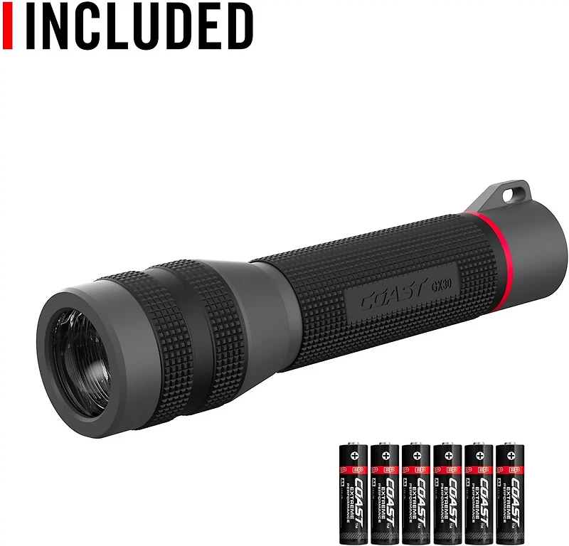 Coast GX30 Waterproof 2,000 Lumen Flashlight