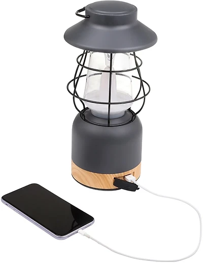 Cascade Mountain Tech 1,000 Lumen Dual Power Campfire Lantern and Power Bank