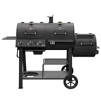 Oklahoma Joe's Canyon Combo Gas Charcoal Grill and Smoker