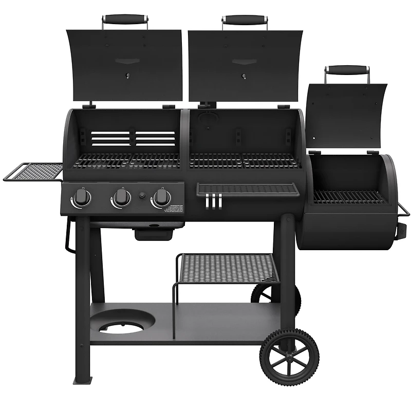 Oklahoma Joe's Canyon Combo Gas Charcoal Grill and Smoker