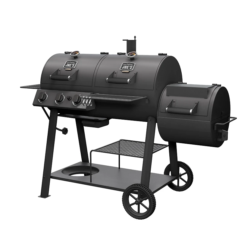 Oklahoma Joe's Canyon Combo Gas Charcoal Grill and Smoker