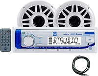 Dual Digital Receiver Package One Pair 6.5 in Speakers