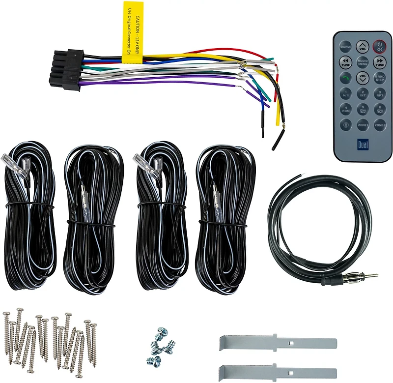 Dual Marine Digital Media Bluetooth Receiver with Four 6.5 in Speakers and Splashguard