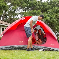 Coleman Flatwoods II Lightweight 6 Person Dome Camping Tent