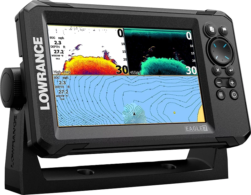 Lowrance Eagle 7 SlipShot GPS and Fish Finder Combo