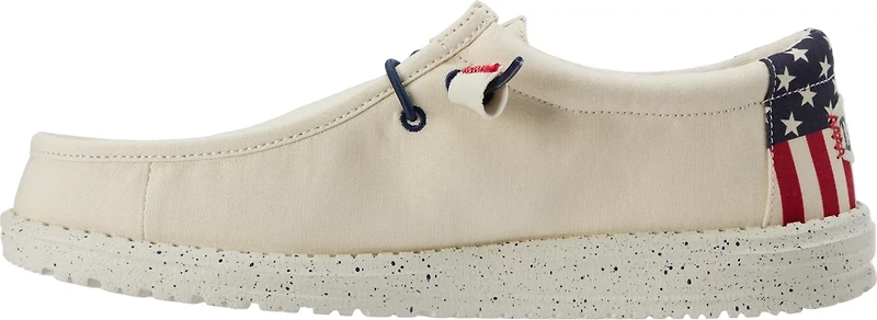 HEYDUDE Men's Wally Americana Wide Slip-On Shoes