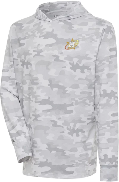 Antigua Men's Houston Astros Sector Pullover Hoodie