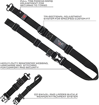 Allen Company Tac-Six Citadel Double Point Firearm Sling with QD Swivel and Ladder Buckles