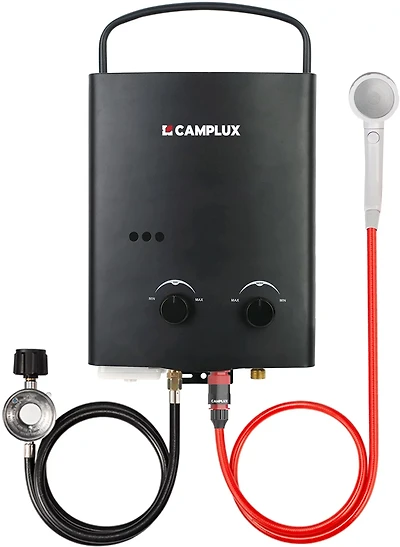 CampLux Portable Propane Outdoor 1.32 GPM 5-Liter Tankless Water Heater