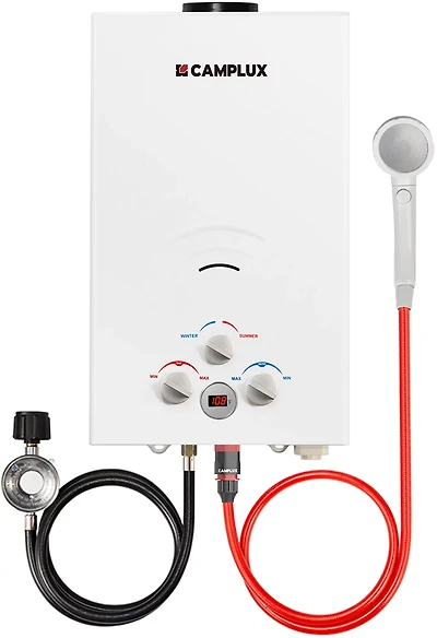CampLux Portable Propane Outdoor 2.64 GPM Water Heater