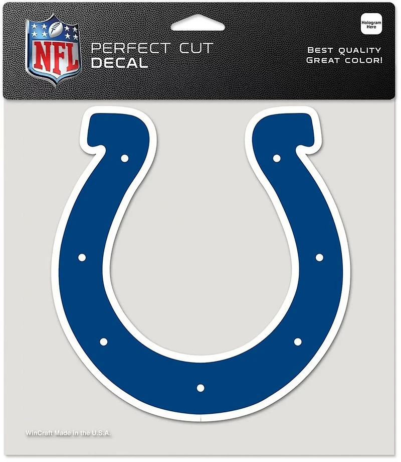 WinCraft Indianapolis Colts 8 in x 8 in Perfect Cut Decal