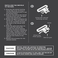 Allen Company 1 in Magnum Swivel Set