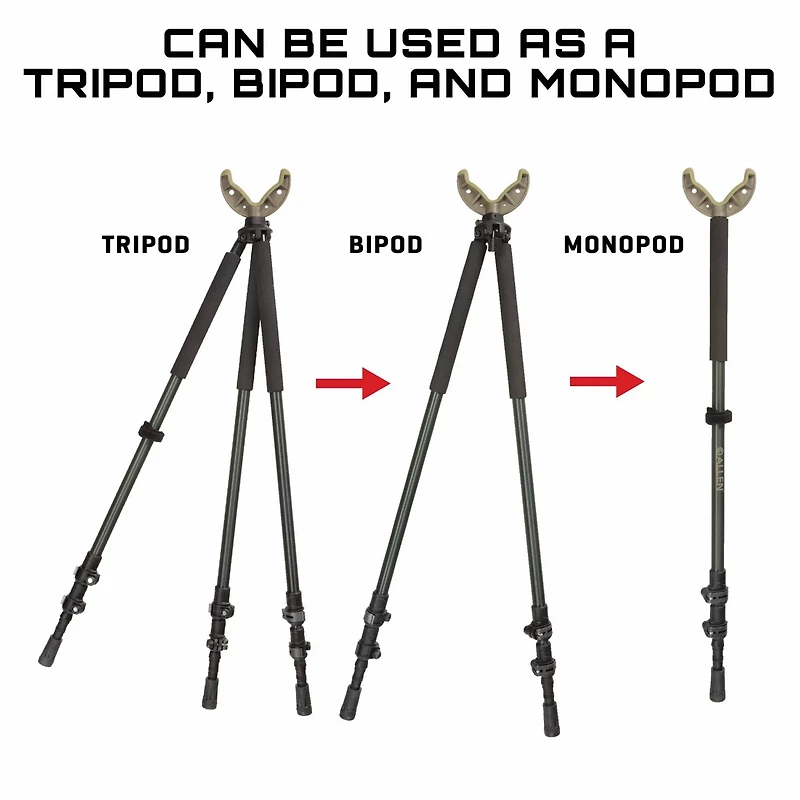 Allen Company Axial Tripod/Bipod/Monopod Shooting Stick