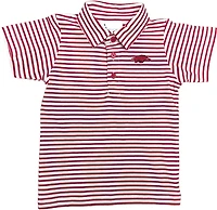Atlanta Hosiery Company Toddlers' University of Arkansas Stripe Polo Shirt