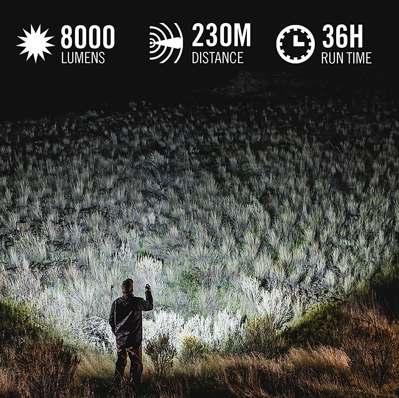Coast XP40R Rechargeable 8,000 Lumen Flashlight