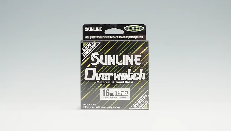 Sunline Overwatch 12 lb - 125 yd Braided Line
