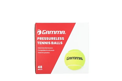 Gamma 2024 Pressureless Tennis Balls 48-Pack